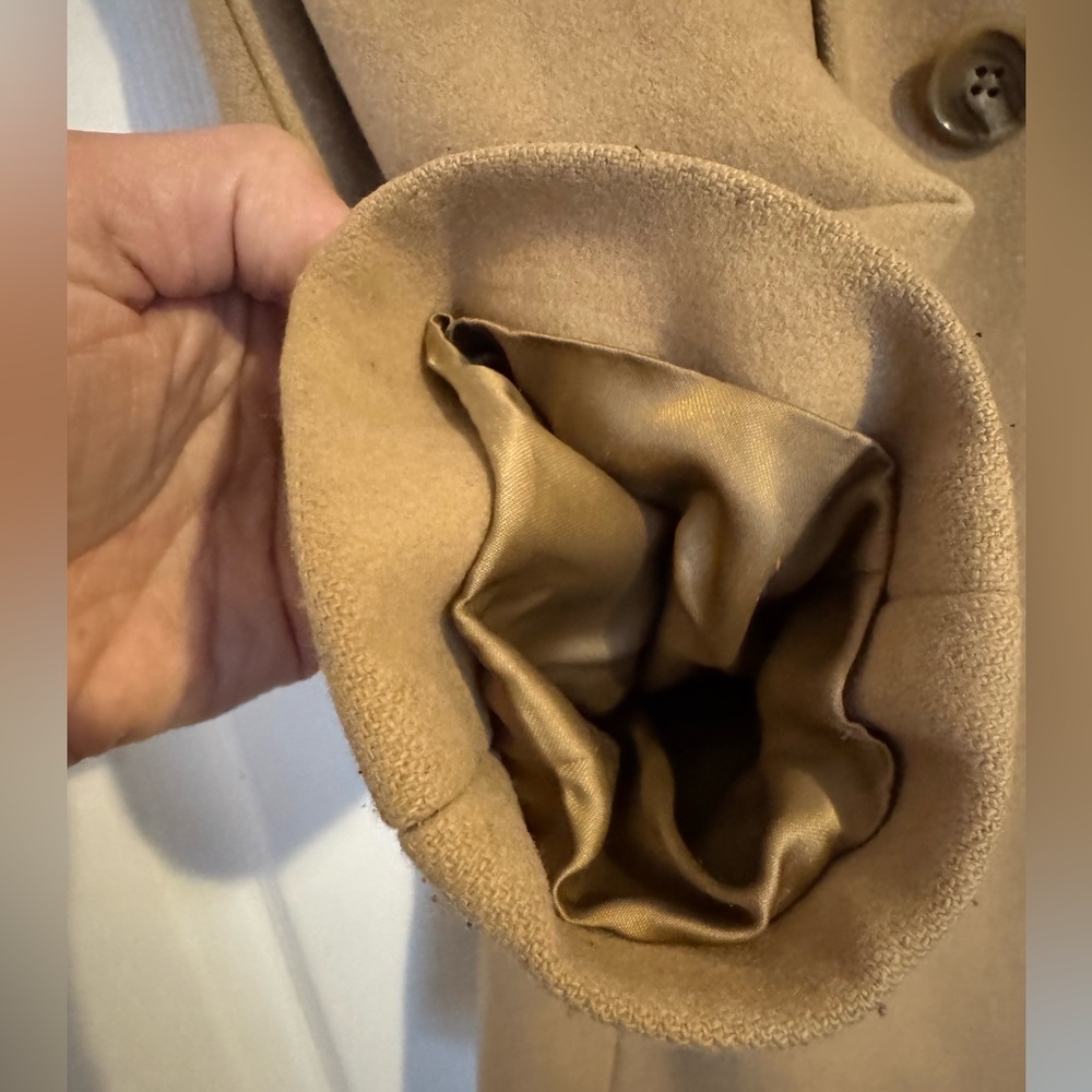 Banana Republic Classic Beige Pea Coat - Picture 7 of 13